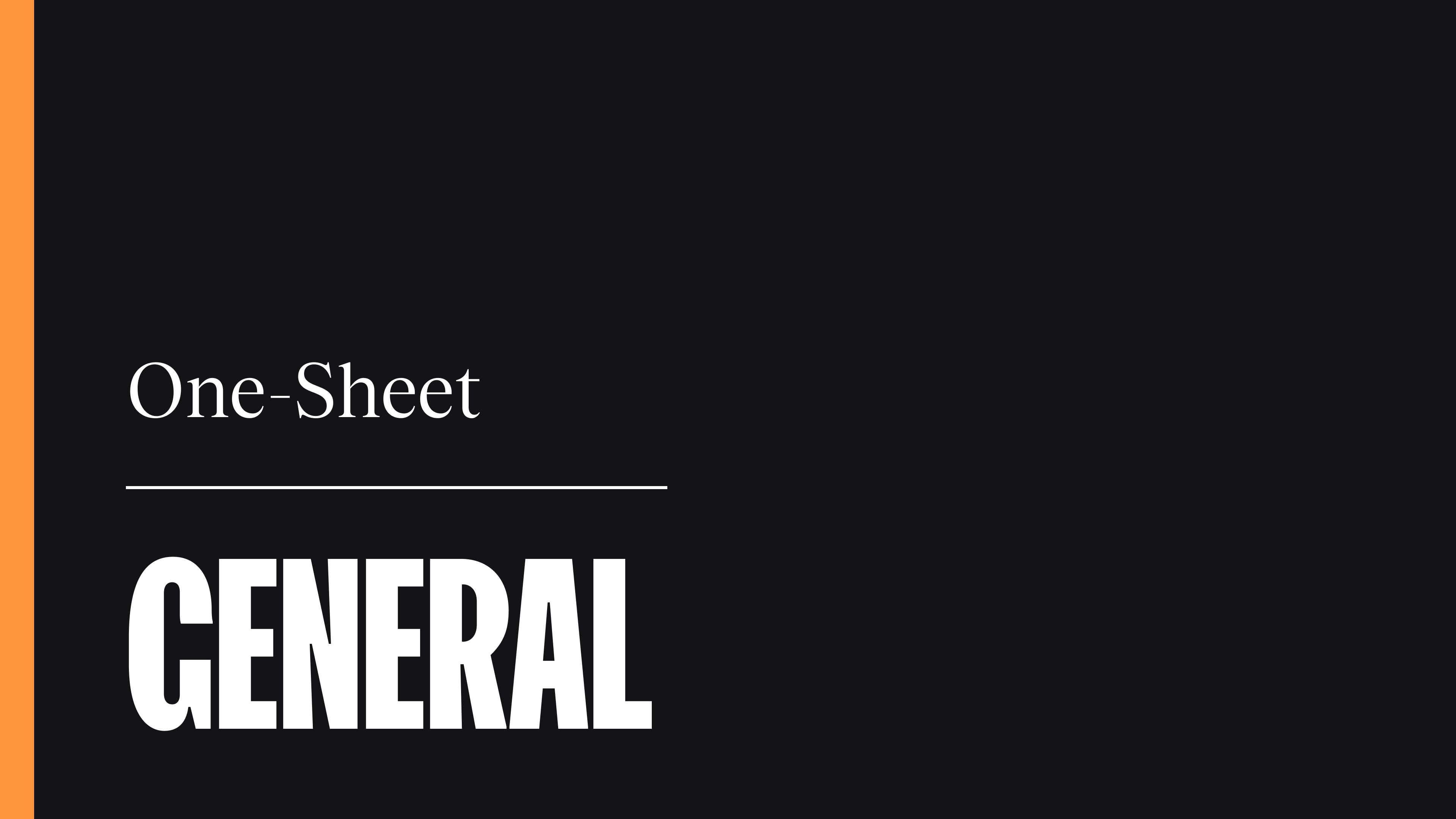One sheets