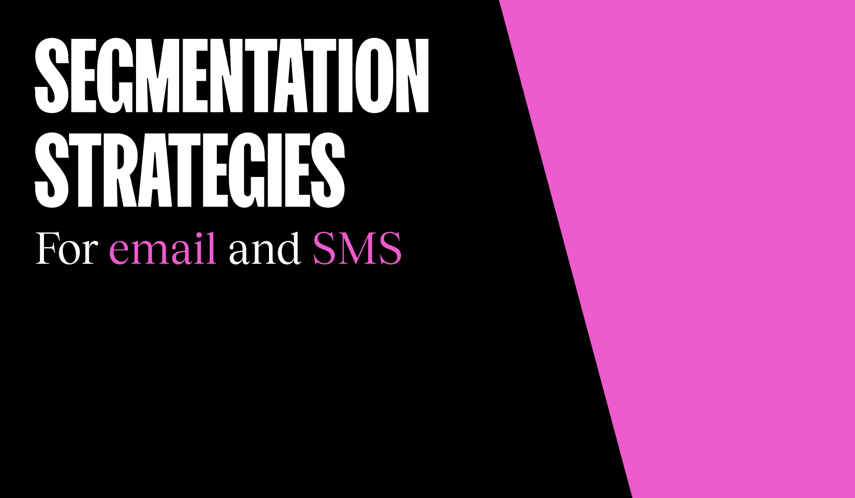 automated segmentation webinar cover - segmentation